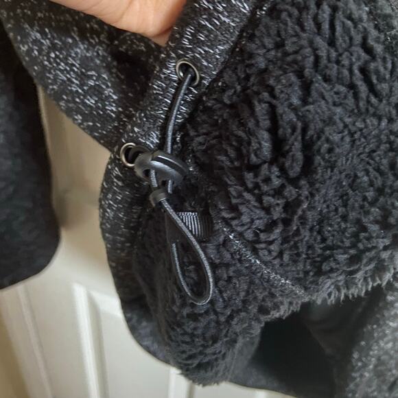 Free Country Mountain Fleece Black Heather Hooded Jacket, Sz S --NWT - Picture 11 of 12
